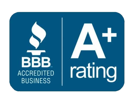 BBB Accredited Business with an A plus rating